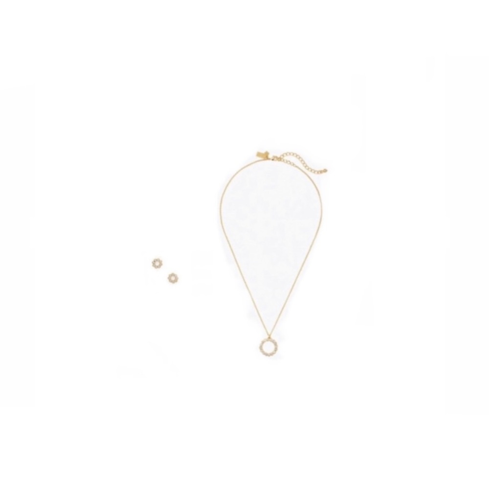 KATE SPADE “FULL CIRCLE” NECKLACE & EARRINGS